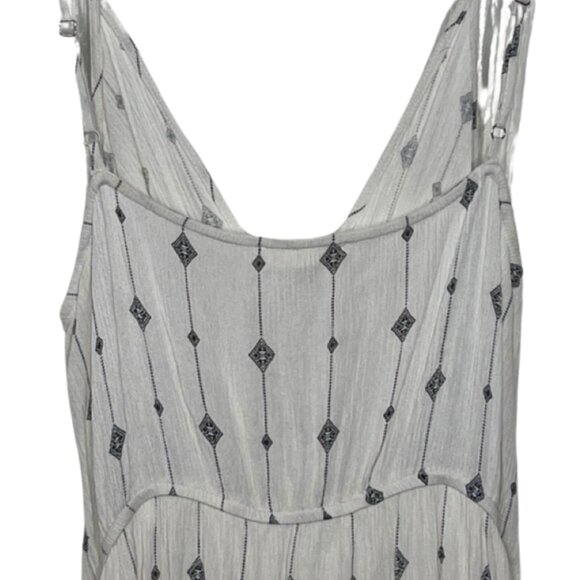 PROMESA | Black & White Lightweight Split Front Maxi Dress | Size L - Picture 6 of 11